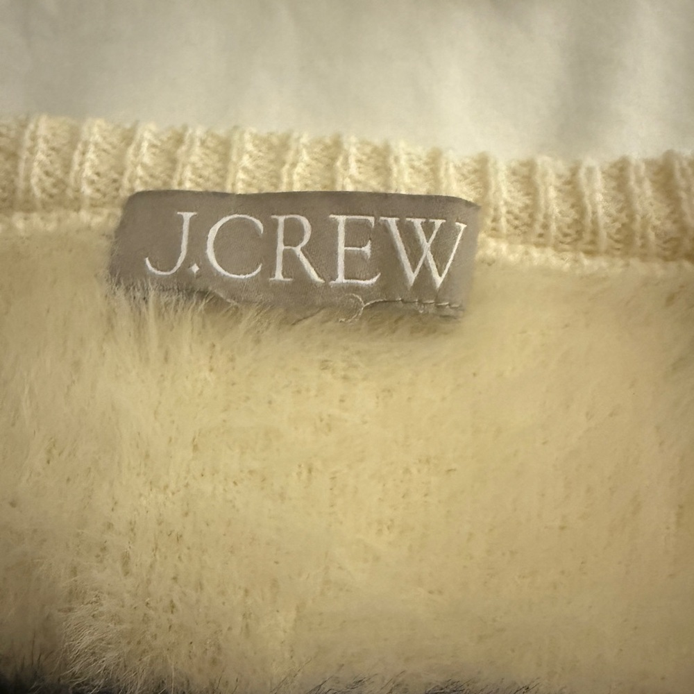NWT Sweater lady jacket in striped brushed yarn size L (read more) Navy/Cream - Picture 6 of 8
